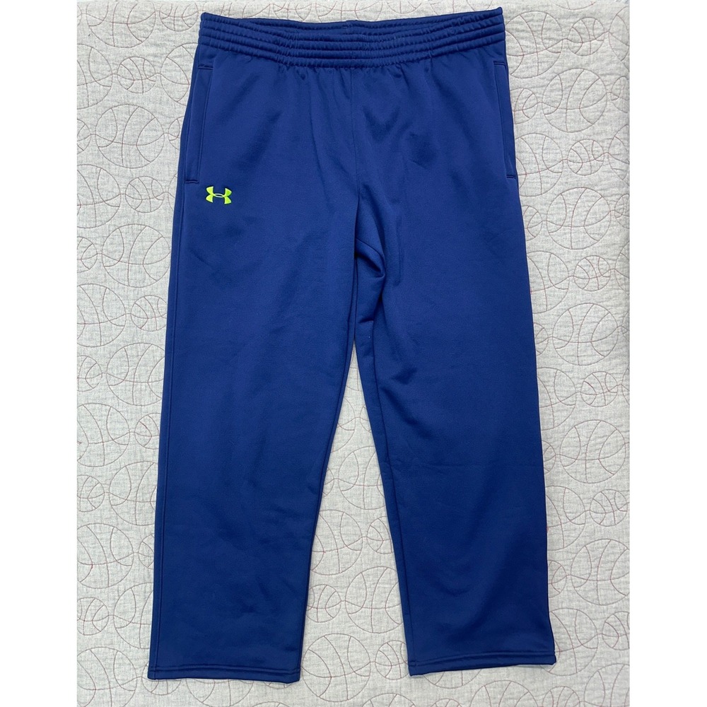 Under Armour Sweatpants Blue ColdGear Loose / Mens 2XL